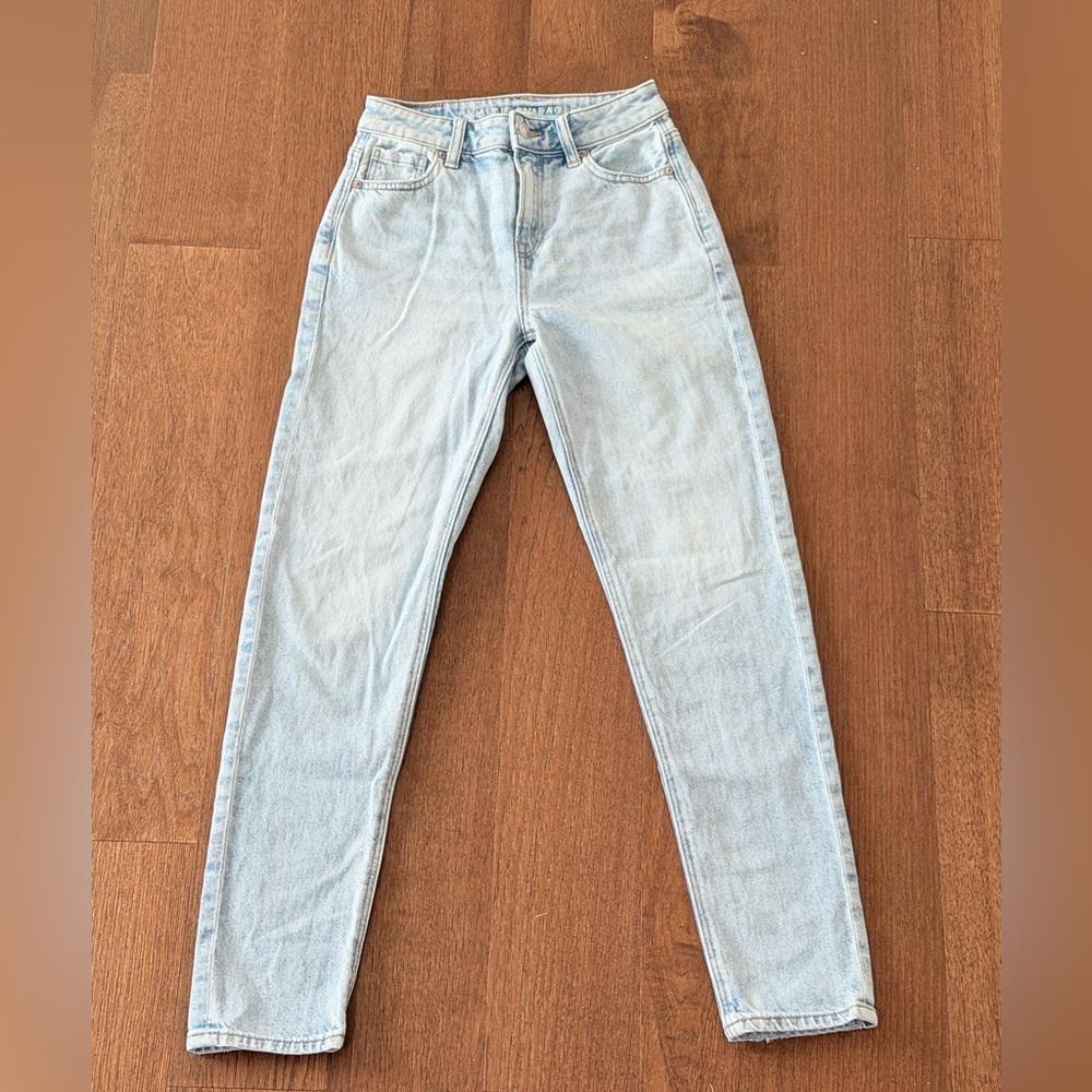 American Eagle Outfitters High Rise Light Wash Jeans